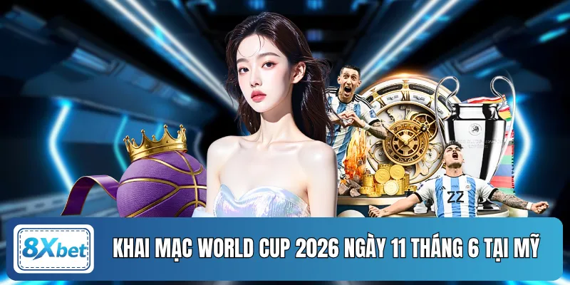 Khai mạc World Cup 2026 ngày 11 tháng 6 tại Mỹ