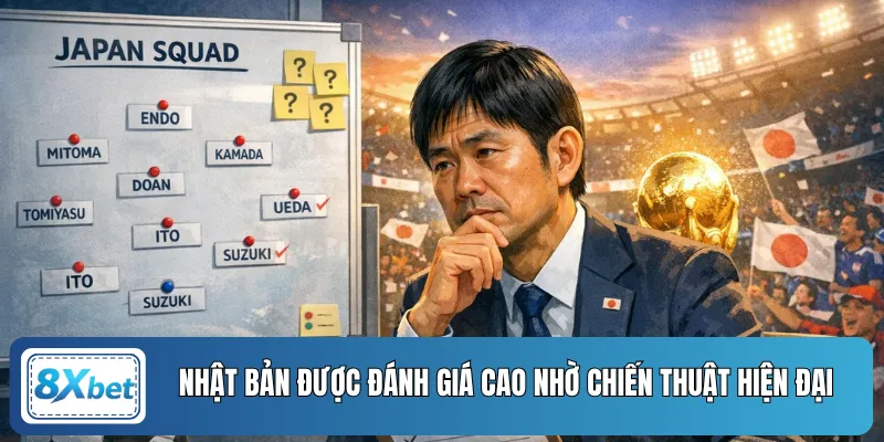 Nhật Bản được đánh giá cao nhờ chiến thuật hiện đại